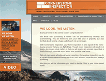 Tablet Screenshot of cornerstonecentralcoast.com